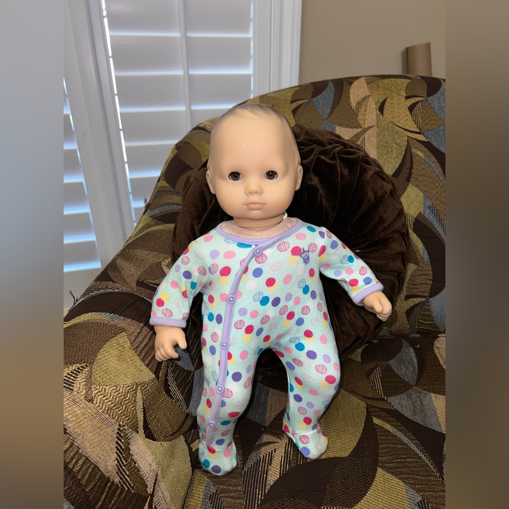 American Girl Doll Pleasant Company Bitty Baby Black Hair Hazel brown Eyes
